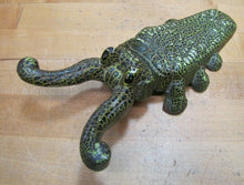 Load image into Gallery viewer, NATIONAL SEWING MACHINE Co Illinois Antique Cast Iron Figural Bug Boot Jack Art