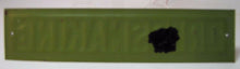 Load image into Gallery viewer, 1920s DRESSMAKING Sign ALLEN & VAN DYKE BROOKLYN NY Embossed Tin Salesman Sample