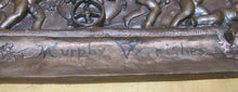 Load image into Gallery viewer, MURPHY VARNISHES 19c Victorian Advertising Plaque Sign Exquisite Cherubs Ornate