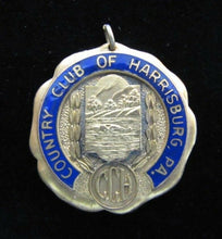Load image into Gallery viewer, COUNTRY CLUB OF HARRISBURG PA Old Medallion Golf CC Sports Award Fob Ornate
