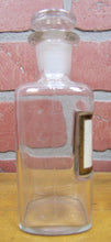 Load image into Gallery viewer, GARGLE Antique Reverse Label Behind Glass Apothecary Bottle Drug Store Pharmacy