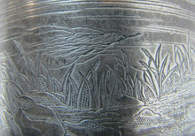 Load image into Gallery viewer, 1886 NRC NEWPORT RIFLE CLUB Antique TROPHY CUP Dog Woman Child Boat Fine Detail