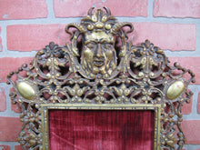 Load image into Gallery viewer, 19c Devil Decorative Arts Bronze Frame Picture Mirror Artwork Tiffany Paris