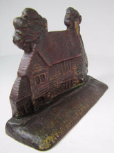 Load image into Gallery viewer, Ancestral Home of George Washington Antique Cast Iron House Doorstop Art Statue
