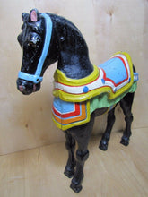 Load image into Gallery viewer, CAROUSEL HORSE old cast metal shore amusement park display Steel Pier AC NJ