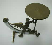 Load image into Gallery viewer, WINGED MAIDEN BUST DAUPHIN KOI DEVIL FISH Antique Exquisite Bronze Postal Scale