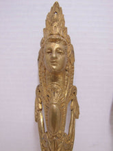 Load image into Gallery viewer, Maidens Head Old Pair Decorative Arts Brass Architectural Hardware Elements