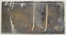 Load image into Gallery viewer, JERSEY APARTMENTS Old Brass Building Plaque Sign ASBURY PARK New Jersey Shore Ad