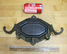 Load image into Gallery viewer, Antique 19c Decorative Arts Wall Bracket Hanger Hook Cast Iron Ornate Hardware
