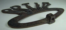 Load image into Gallery viewer, RITCO SOCKS Old Bronze Clothing Department General Store Display Sign Brass Wash