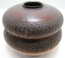 Load image into Gallery viewer, 1800s Swirling Logs Good Luck Victorian Decorative Arts Wooden Hair Receiver