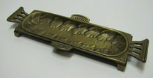 Load image into Gallery viewer, Antique Decorative Arts Brass Tray Leaves Ornate Card Tip Trinket Pen Rest