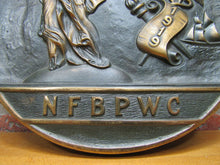 Load image into Gallery viewer, NFBPWC National Fed Business Professional Womens Club Old Bronze Plaque 1919