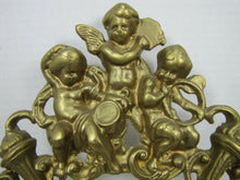 Load image into Gallery viewer, SEA MONSTERS HIPPOCAMPUS CHERUBS Old Brass Decorative Arts Frame Picture Mirror