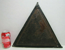 Load image into Gallery viewer, DOUBLE TRIANGLE BEST BRAND MADE Antique Advertising Mirror Embossed Store Sign