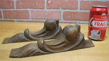 Load image into Gallery viewer, Antique Wood Hand Carved Beast Monster Heads Architectural Hardware Elements