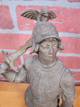 Load image into Gallery viewer, GLADIATOR WARRIOR Antique Decorative Art Statue DRAGON MONSTER Helmet Sword