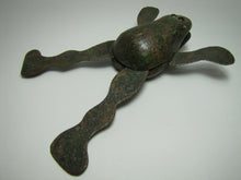 Load image into Gallery viewer, FROG Folk Art Fishing Decoy RAF Robert Allen Francis Adirondacks NY 1950s Statue