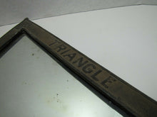 Load image into Gallery viewer, DOUBLE TRIANGLE BEST BRAND MADE Antique Advertising Mirror Embossed Store Sign