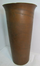 Load image into Gallery viewer, Arts & Crafts Copper Bronze Large Vase Planter Antique Umbrella Stand Swirl