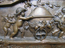 Load image into Gallery viewer, MURPHY VARNISHES 19c Victorian Advertising Plaque Sign Exquisite Cherubs Ornate
