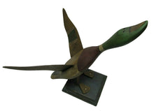 Load image into Gallery viewer, Folk Art Duck Decoy Statue RAF Robert Allen Francis Adirondacks NY 1950s Artwork