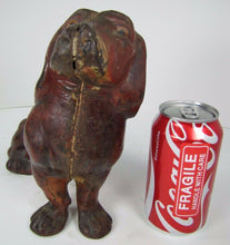 Load image into Gallery viewer, DACHSCHUND Antique Sitting Dog Doorstop Big Weiner Rare Decorative Art Statue