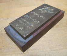 Load image into Gallery viewer, BUDWEISER ANHEUSER BUSCH FINE DRAUGHT BEER Industrial Brass Tool Die Stamp Mold