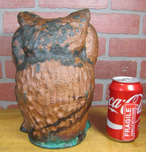 Load image into Gallery viewer, OWL Old Industrial Toy Metal Making Mold Rare HTF Decorative Art Statue Sign Ad