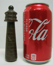 Load image into Gallery viewer, LIGHTHOUSE Old Brass Finial Nautical Seashore Decorative Arts Hardware Element