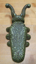 Load image into Gallery viewer, NATIONAL SEWING MACHINE Co Illinois Antique Cast Iron Figural Bug Boot Jack Art