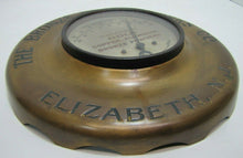 Load image into Gallery viewer, THE BRONZE POWDER WORKS Co ELIZABETH NJ Orig Old Advertising Sign Thermometer