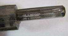 Load image into Gallery viewer, Antique Glass Gun Pistol Ornate Detailing Black Grips Silver Body Decorative Art