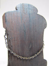 Load image into Gallery viewer, BOARS HEAD Antique Folk Art Match Holder Vesta Safe Striker Wood Plaque Artwork