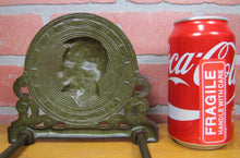 Load image into Gallery viewer, LINCOLN JUDD Mfg Co Antique President Book Rack Bookends Expandable Cast Iron