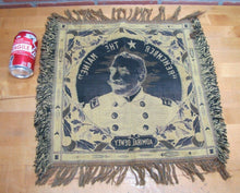 Load image into Gallery viewer, REMEMBER THE MAINE ADMIRAL DEWEY Old Tapestry Artwork Textile Decorative Arts