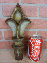 Load image into Gallery viewer, Antique Large Cast Iron Architectural Hardware Element Finial Decorative Art rnd