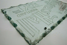 Load image into Gallery viewer, FLEISCHMANN'S CONGRESS HALL MARYLAND RYE Chip Scallop Glass Pre Prohibition Sign