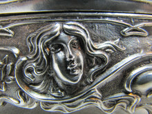 Load image into Gallery viewer, Art Nouveau Jenning Bros Nude Maiden Trinket Box JB Ornate Decorative Arts