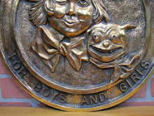 Load image into Gallery viewer, BUSTER BROWN SHOES For Boys and Girls Old Store Display Advertising Raised Sign