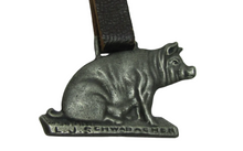 Load image into Gallery viewer, L J SCHWABACHER CHICAGO Antique Advertising Fob PROVISIONS GRAIN STOCK COTTON