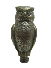 Load image into Gallery viewer, OWL FINIAL ANTIQUE BRONZE NICKEL PLATED Ornate Decorative Arts Hardware Element