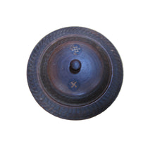 Load image into Gallery viewer, GOOD LUCK SWIRLING LOG Antique Wooden Trinket Box Tobacco Snuff 1800s