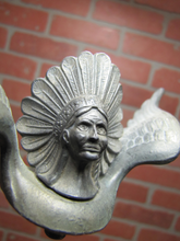 Load image into Gallery viewer, Native American Indian Old Folk Art Winged Hood Emblem Radiator Art Ornament