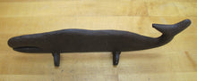 Load image into Gallery viewer, WHALE Old Cast Iron Doorstop Folk Art Decorative Statue Nautical Sea Sign Ad
