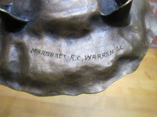 Load image into Gallery viewer, HORSES IN BRONZE BROAD VIEW FARMS Old Tray Cigar Ashtray MARGARET R C WARREN SC