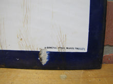 Load image into Gallery viewer, ROOMS $2.00 Old Double Sided Porcelain Advertising Sign Motel 1940s-50s Miami Fl