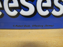 Load image into Gallery viewer, EDELWEISS CHEESES Highly digestible Old Porcelain Store Display Ad Sign C Robert Dold Offenburg Germany