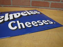 Load image into Gallery viewer, EDELWEISS CHEESES Highly digestible Old Porcelain Store Display Ad Sign C Robert Dold Offenburg Germany