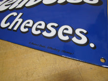 Load image into Gallery viewer, EDELWEISS CHEESES Highly digestible Old Porcelain Store Display Ad Sign C Robert Dold Offenburg Germany